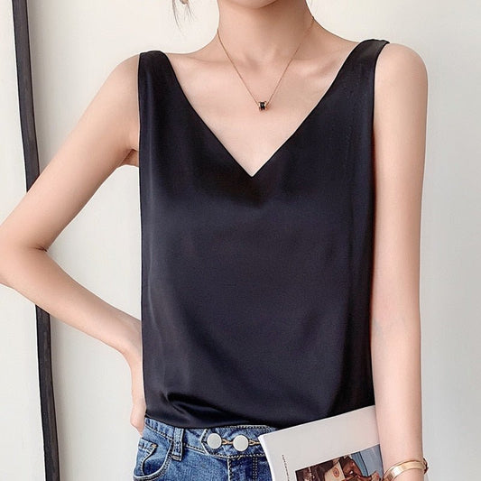 Diya - Stylové V-Neck Top pro ženy